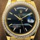 Yellow Gold Rolex Day Date Black Dial Diamond Watch 40MM EW Factory (4)_th.jpg